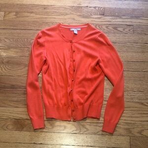 Banana Republic Button Down Cardigan Sweater. Orange color. Size XS.